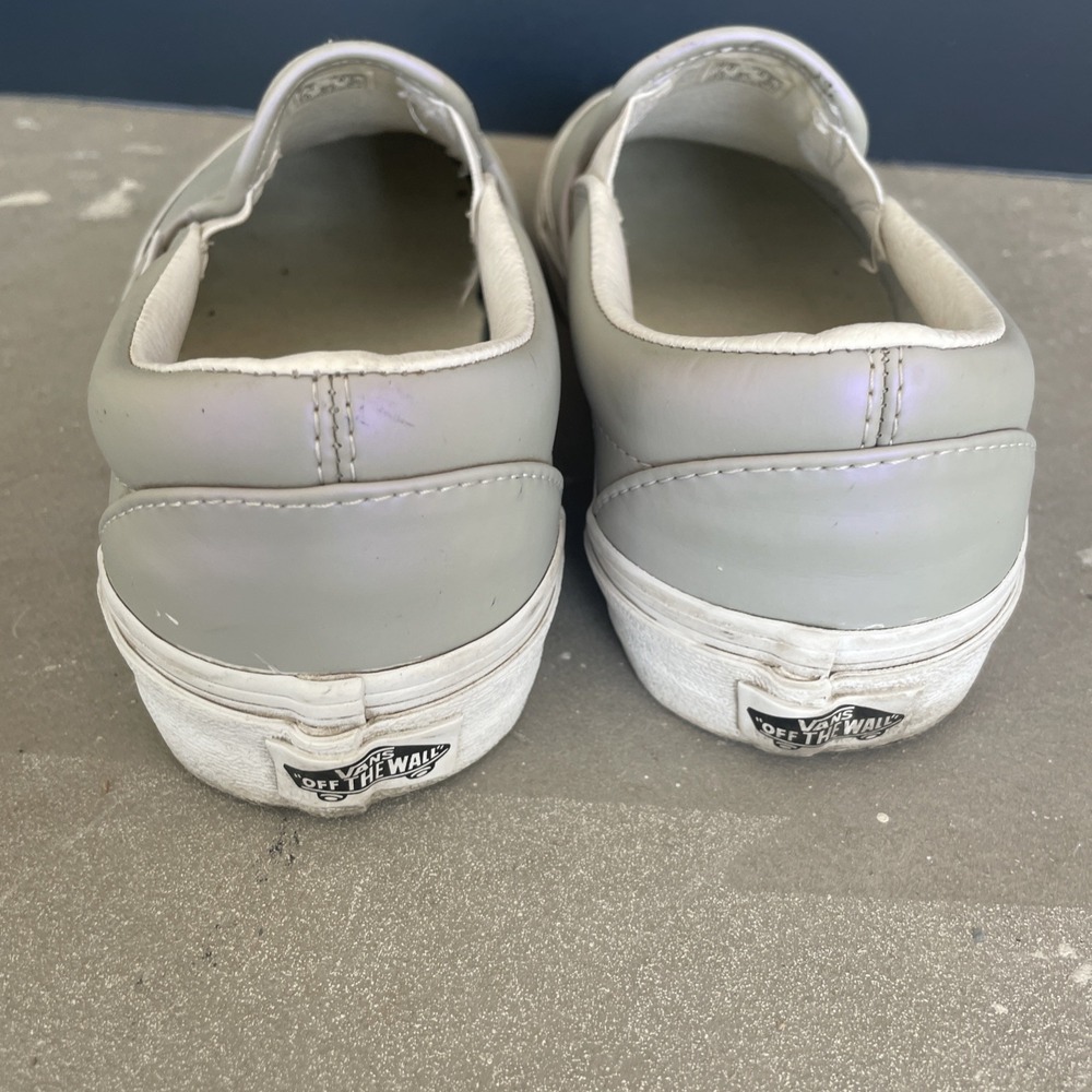 Vans Shoes Pearl Purple Iridescent Unisex W8.5 M7 Sneakers Classic Color Change - Picture 5 of 14